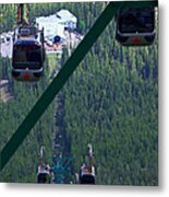 Banff Gondola Metal Print