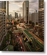 Bangkok Cityscape Img_2168 Metal Print