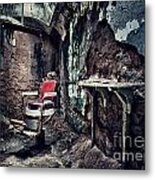 Barber's Chair Metal Print