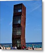 Barceloneta Beach Barcelona Metal Print