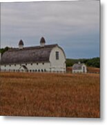 Barn On A Windy Day Metal Print