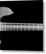 Base Guitar Under X-ray Metal Print