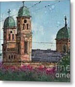 Basillica Of The Immaculate Conception In Natchitoches Metal Print