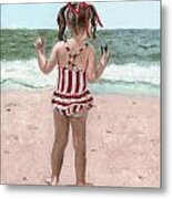 Beach Buns Metal Print