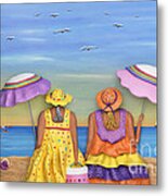 Beach Date Metal Print