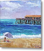 Beach Day Metal Print