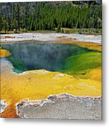 Beautiful Multi Colored Pool In Metal Print