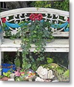 Beauty And The Bench Metal Print