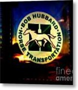 Because God Knows Horses Need Good Transportation Metal Print