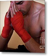 Before The Fight Metal Print