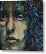 Behind Blue Eyes Metal Print