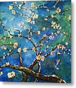 Belinda's Almond Blossoms Metal Print