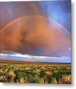 Big Sky Rainbow - Montana Metal Print