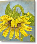 Big Sunflower Metal Print