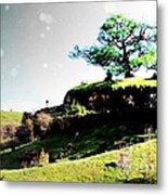 Bilbo's Tree Magic Metal Print