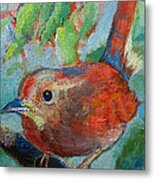 Bird's Morning Song Metal Print