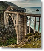 Bixby Bridge Metal Print