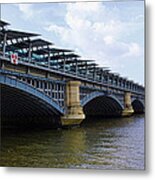 Blackfriars Railway Bridge Metal Print