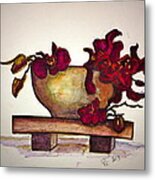 Bloody Orchids Metal Print