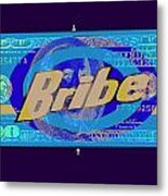 Blue Bribe Funk Metal Print