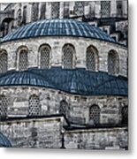 Blue Dawn Blue Mosque Metal Print