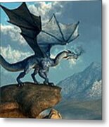 Blue Dragon Metal Print