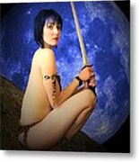 Blue Moon Metal Print