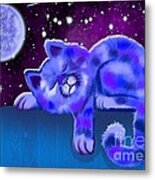 Blue Moon Slumber Metal Print