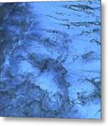 Blue Ocean Abstract Metal Print