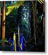 Blue Rainforest Metal Print