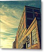 Blue Sky Broken Metal Print