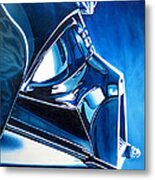 Blue Vader Metal Print