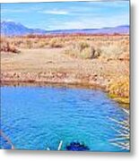 Blue World Metal Print