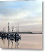 Boardwalk Boats Metal Print