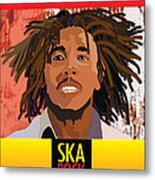 Bob Marley Ska Rock Steady Reggae Metal Print