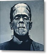 Boris Karloff As Frankenstein Metal Print