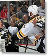 Boston Bruins V Pittsburgh Penguins - Metal Print