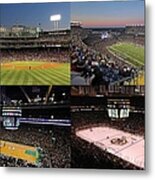 Boston Sport Teams And Fans Metal Print