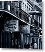 Bourbon Street New Orleans Metal Print