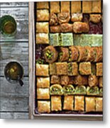 Box Of Baklava Metal Print