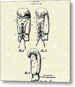 Boxing Glove 1925 Patent Art Metal Print