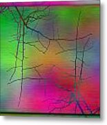 Branches In The Mist 23 Metal Print