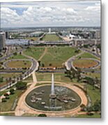 Brasília Metal Print