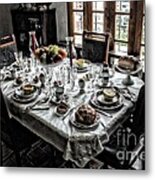 Downton Abbey Breakfast Metal Print