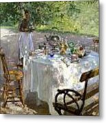 Breakfast Time Metal Print