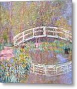 Bridge In Monet's Garden Metal Print