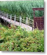 Bridge Over Eel River Metal Print