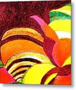 Bright Abstraction Metal Print
