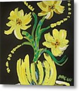 Bright Yellows Metal Print