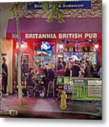 British Pub Metal Print